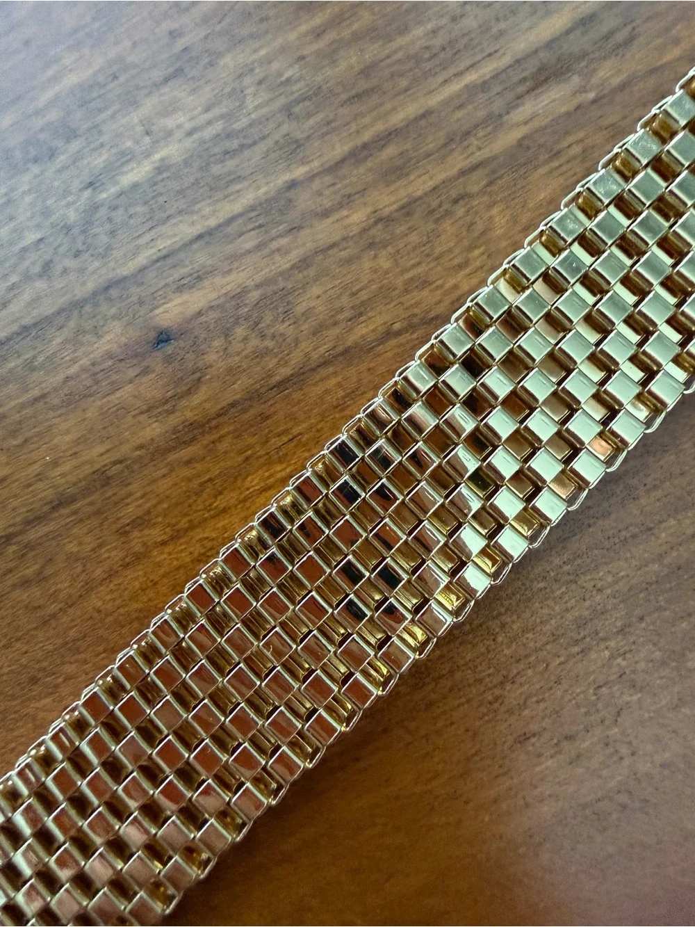J. Crew Gold Mesh Skinny Belt - Picture 4 of 4